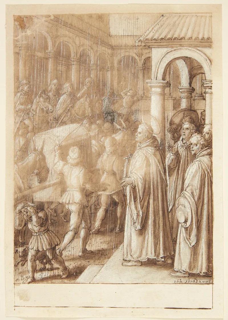 S Giovanni Alberti Fiorentinos Historie Helgenen Anklager Pa Torvet Biskopperne Af Firenze For Simoni