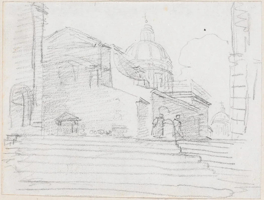 S Rocco by Hubert Robert - Canvas Print