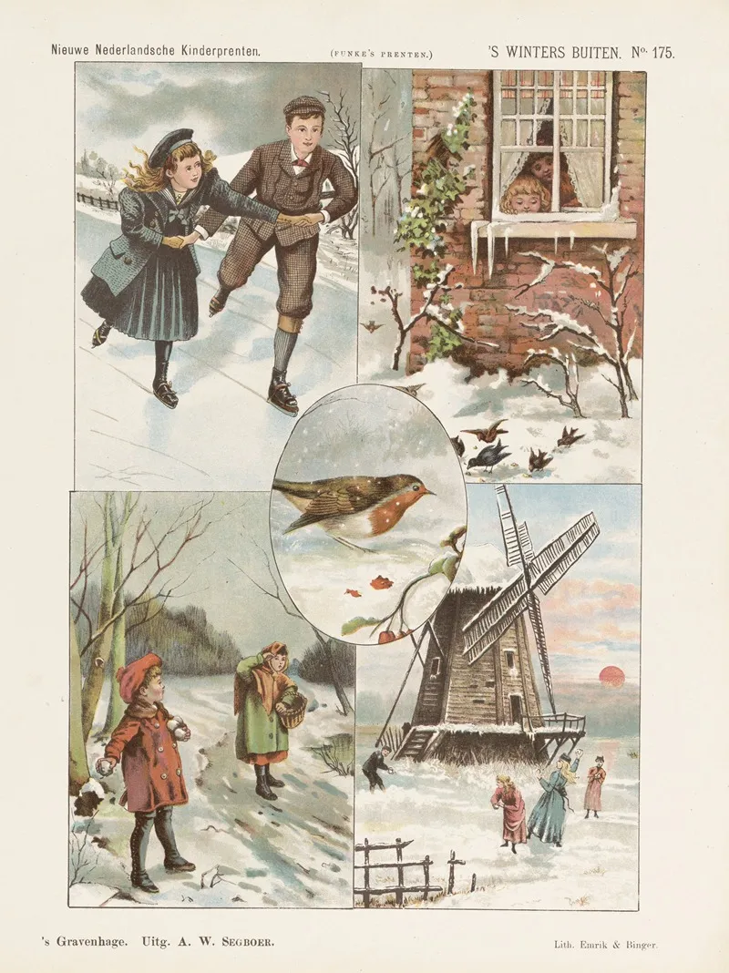 S Winters Buiten by Emrik &amp; Binger - Canvas Print