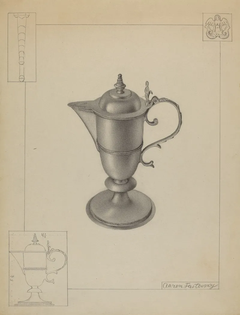 Sacramental Ewer by Aaron Fastovsky - Canvas Print