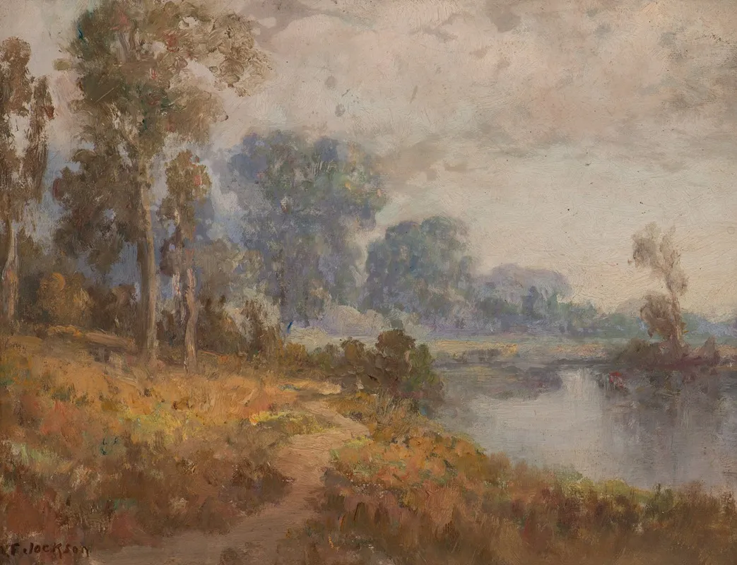 Sacramento River by William Franklin Jackson - Canvas Print