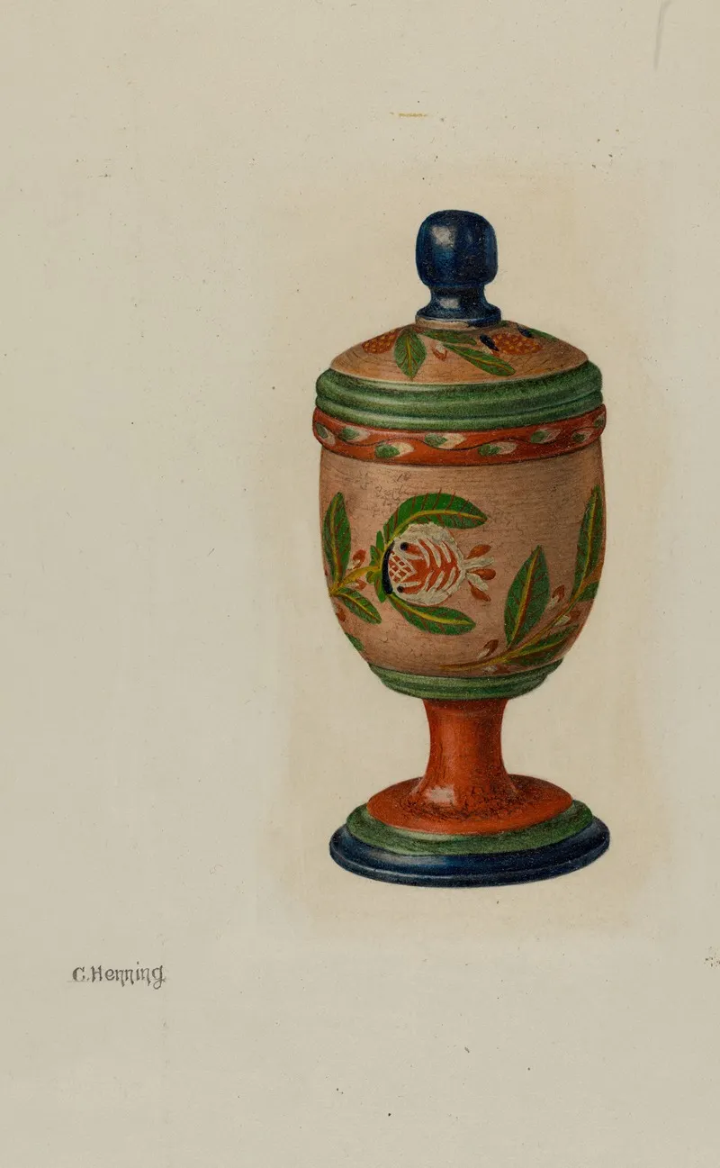 Saffron Box by Charles Henning - Canvas Print