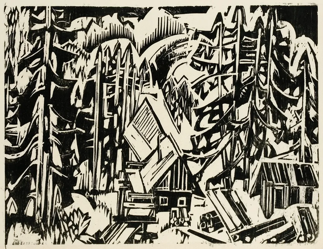 Sagemuhle by Albert Müller - Canvas Print