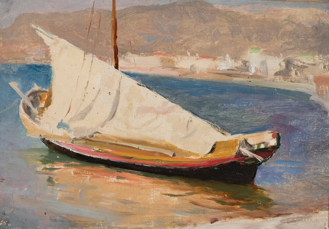Sail Boat Yalta From The Journey To Crimea