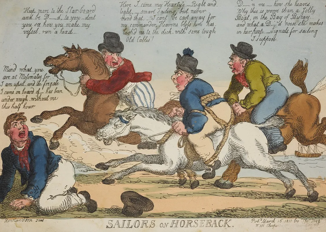 Sailors On Horseback