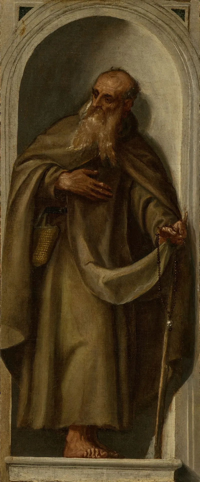 Saint Anthony Abbot 3 by Paolo Veronese - Canvas Print