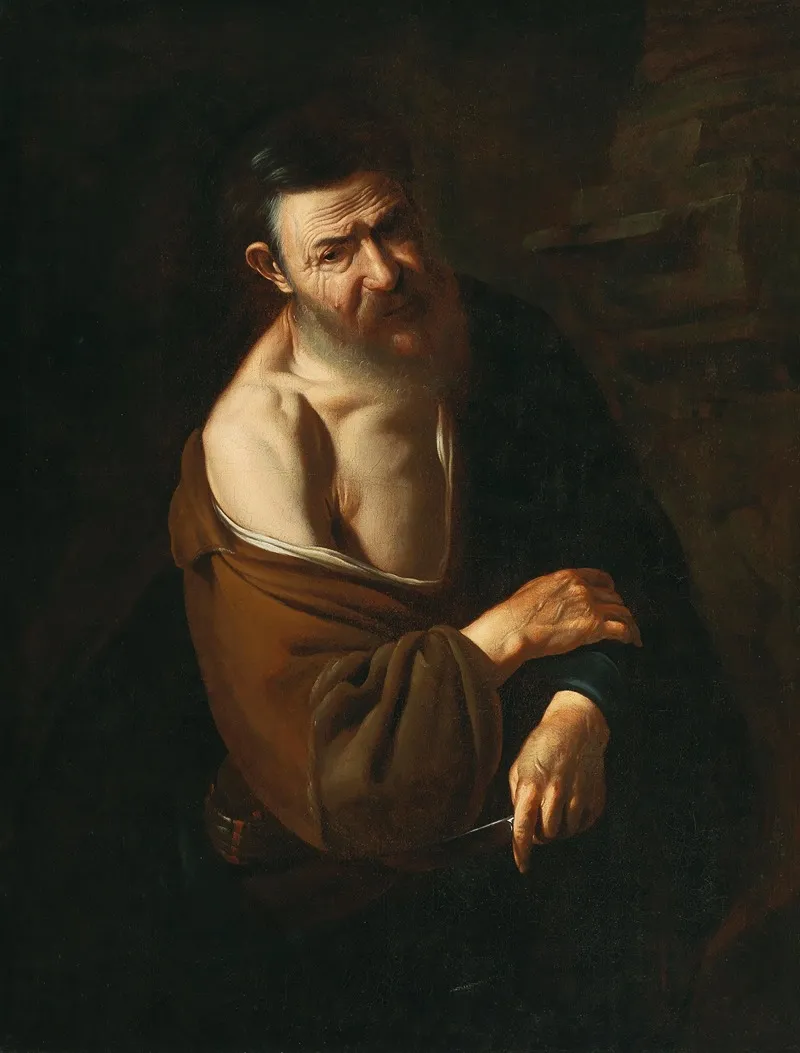 Saint Bartholomew 3 by Roman School - Canvas Print