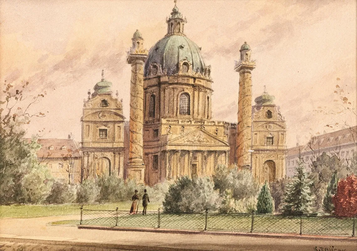 Saint Charles S Church In Vienna