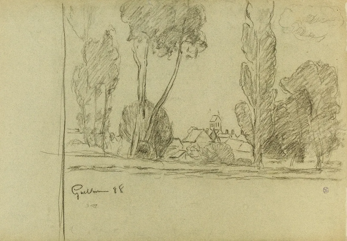 Saint Cheron 2 by Armand Guillaumin - Canvas Print