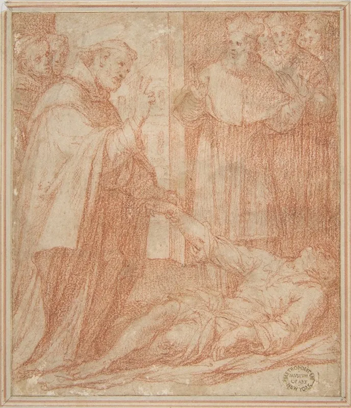 Saint Francis Of Assisi Resuscitating A Dead Youth