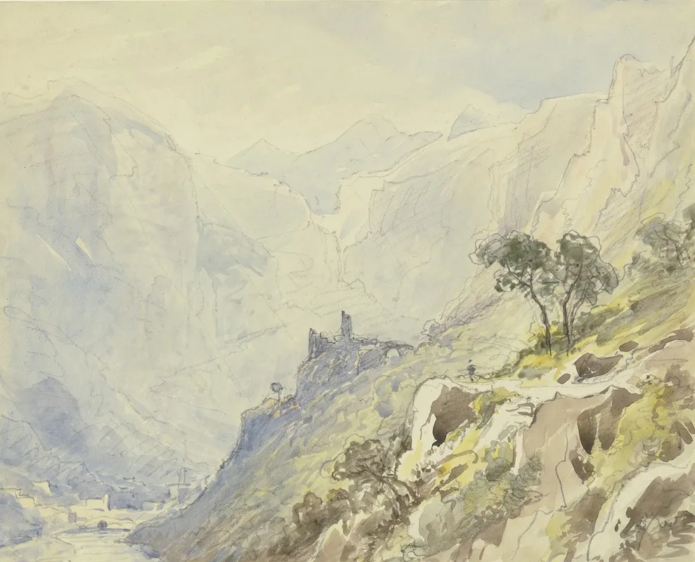 Saint Guilhem Le Desert by Carl Morgenstern - Canvas Print