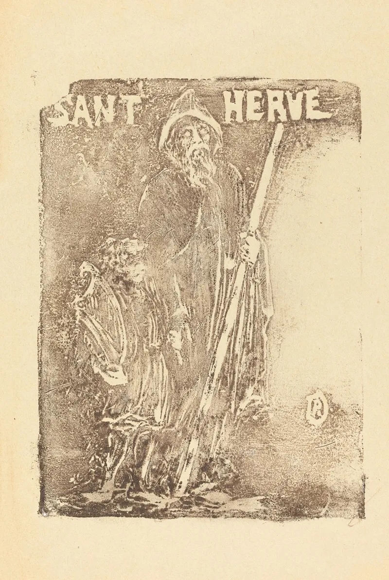 Saint Herve by Pierre Roche - Canvas Print