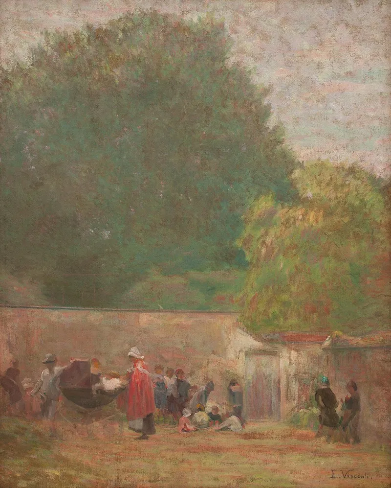 Saint Hubert by Eliseu Visconti - Canvas Print