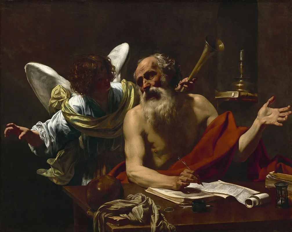 Saint Jerome And The Angel