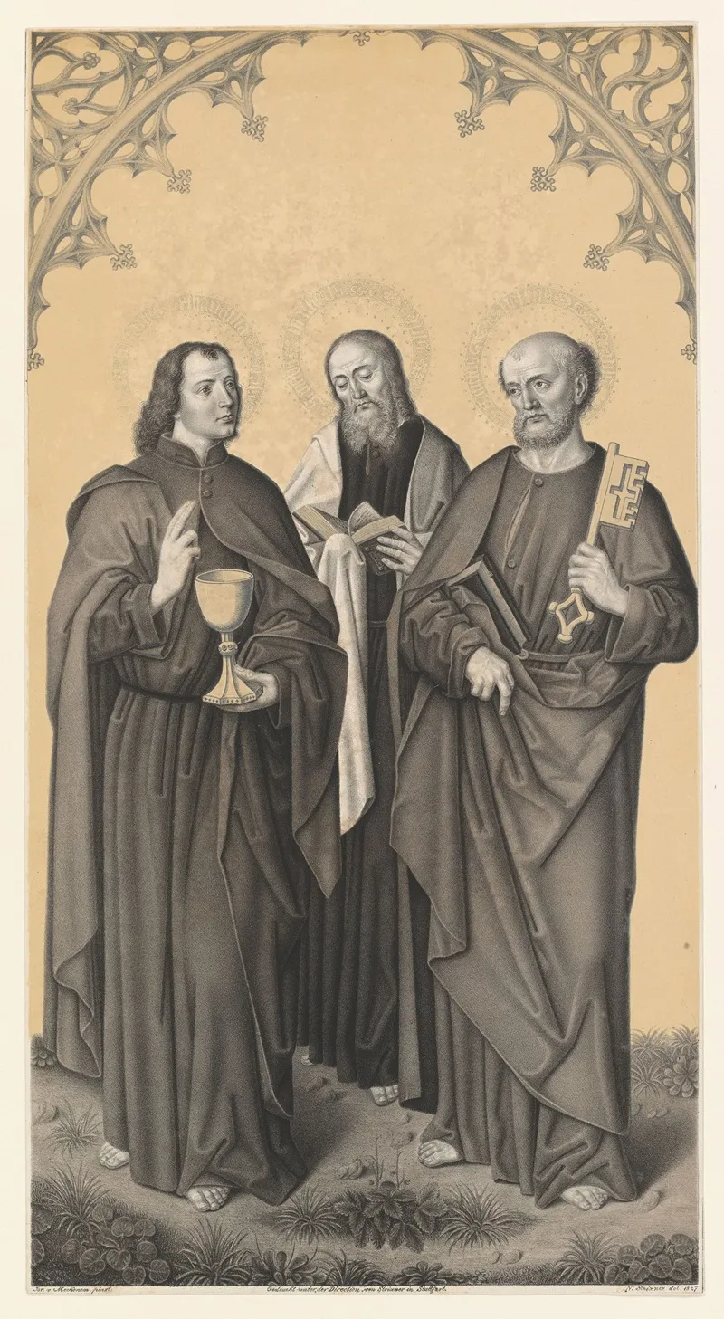 Saint John Matthew And Peter