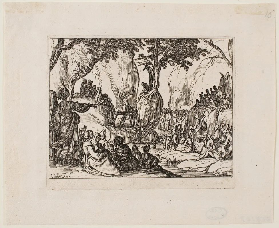 Saint John Preaching In The Desert