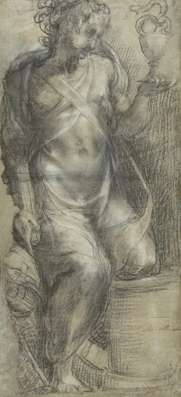 Saint John The Evangelist 11 by Francesco de' Rossi - Canvas Print