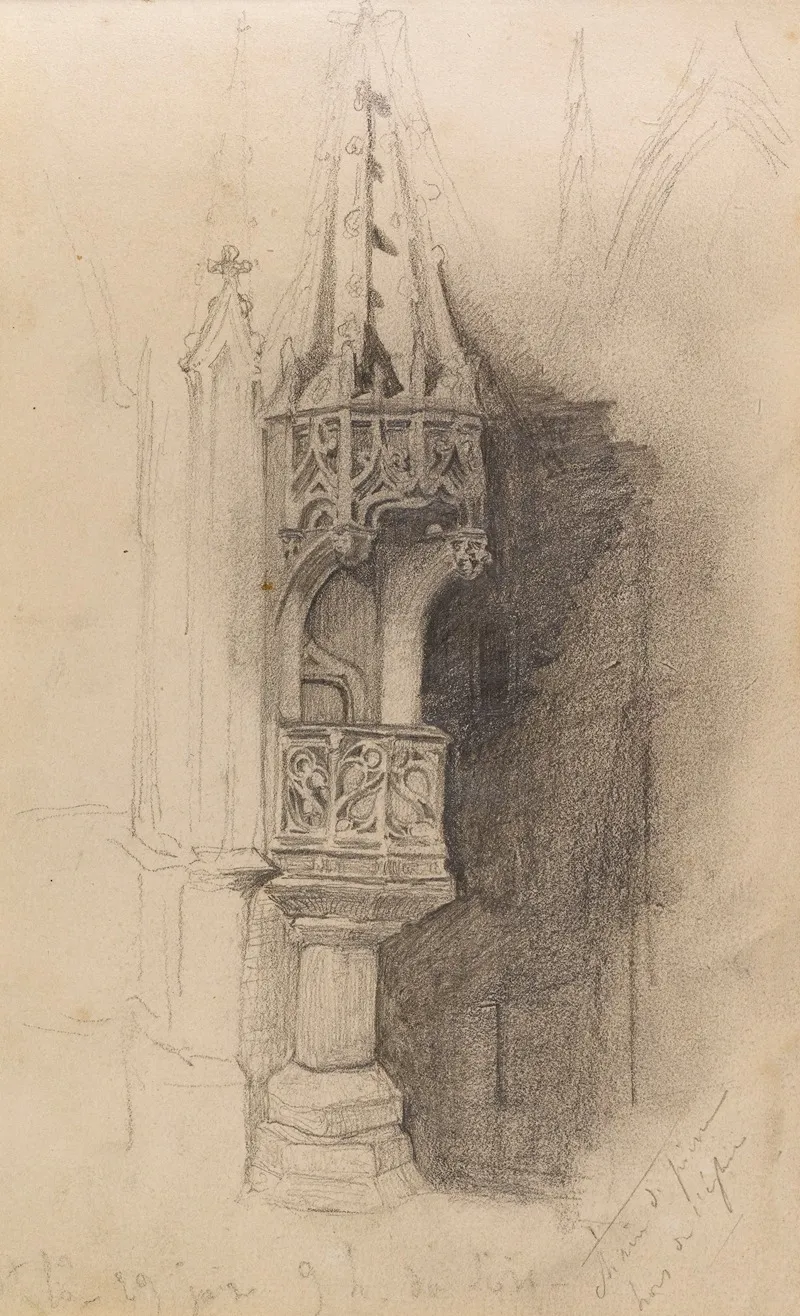 Saint Lo 2 by Victor Hugo - Canvas Print