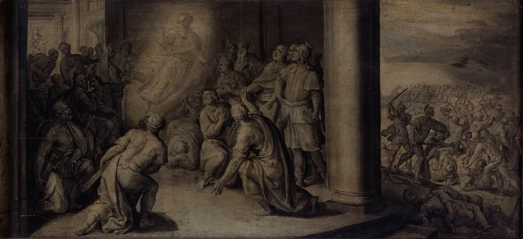 Saint Luke Appearing At The Curch Of Our Lady In Tripoli