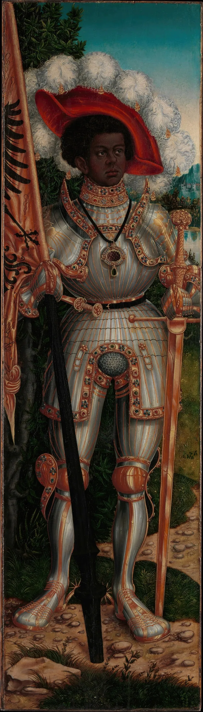 Saint Maurice by Lucas Cranach the Elder - Canvas Print