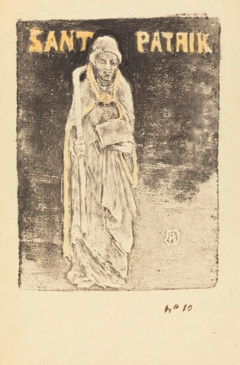 Saint Patrice by Pierre Roche - Canvas Print