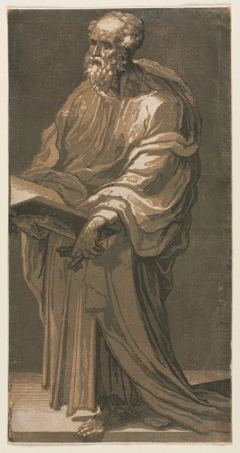 Saint Peter 15 by Domenico Beccafumi - Canvas Print