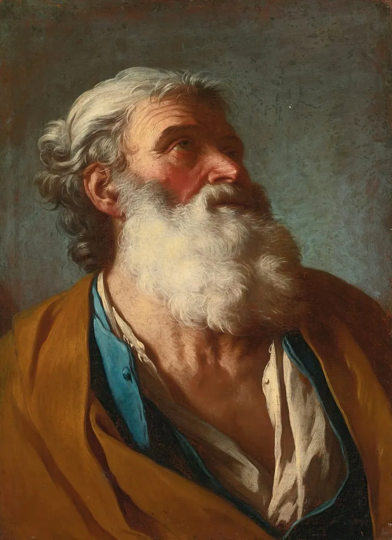 Saint Peter 7 by Roman School - Canvas Print