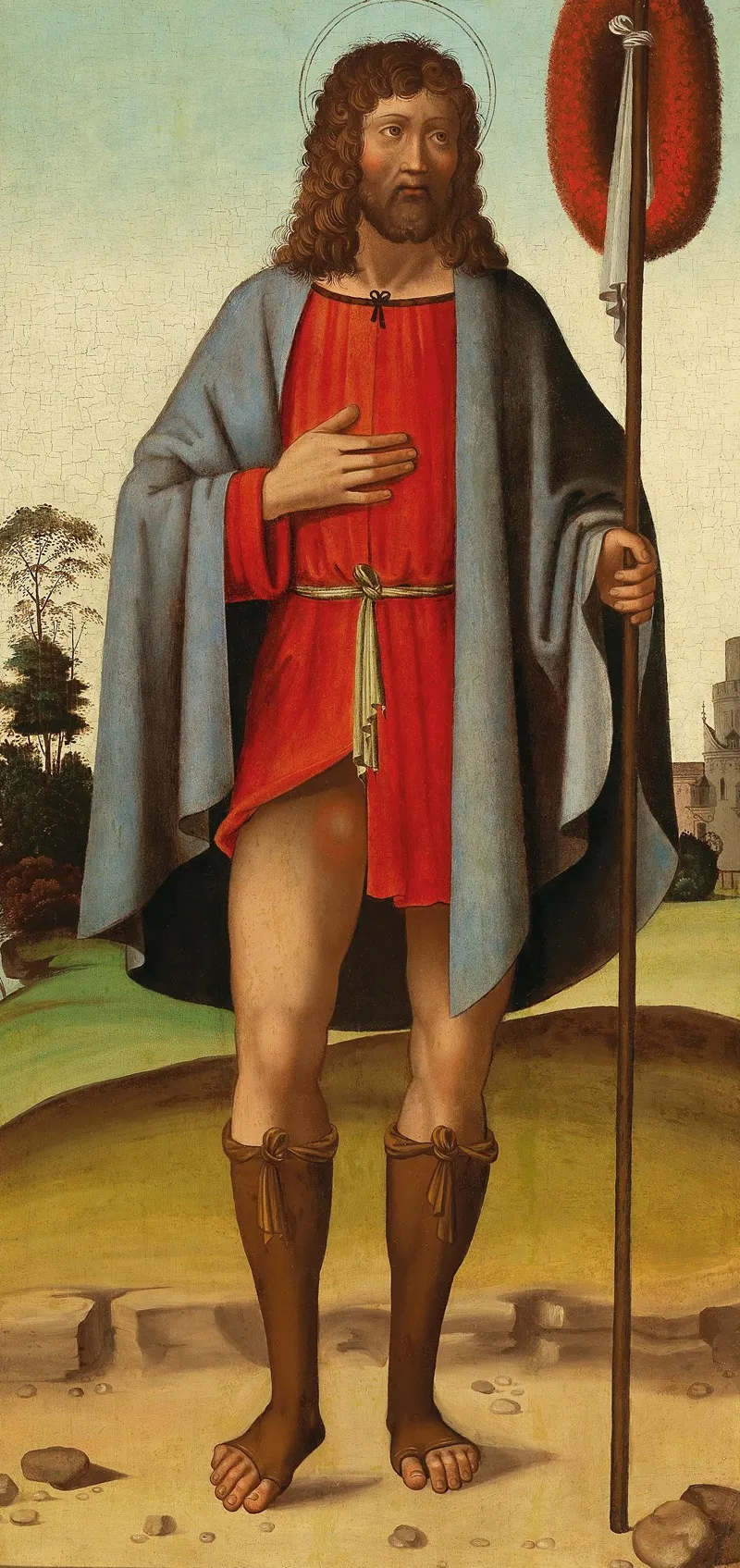 Saint Roch by German School - Canvas Print