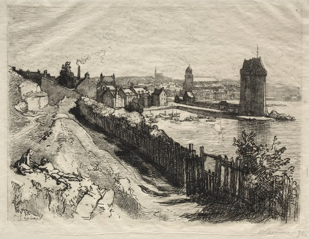 Saint Servan 4 by Auguste Louis Lepère - Canvas Print