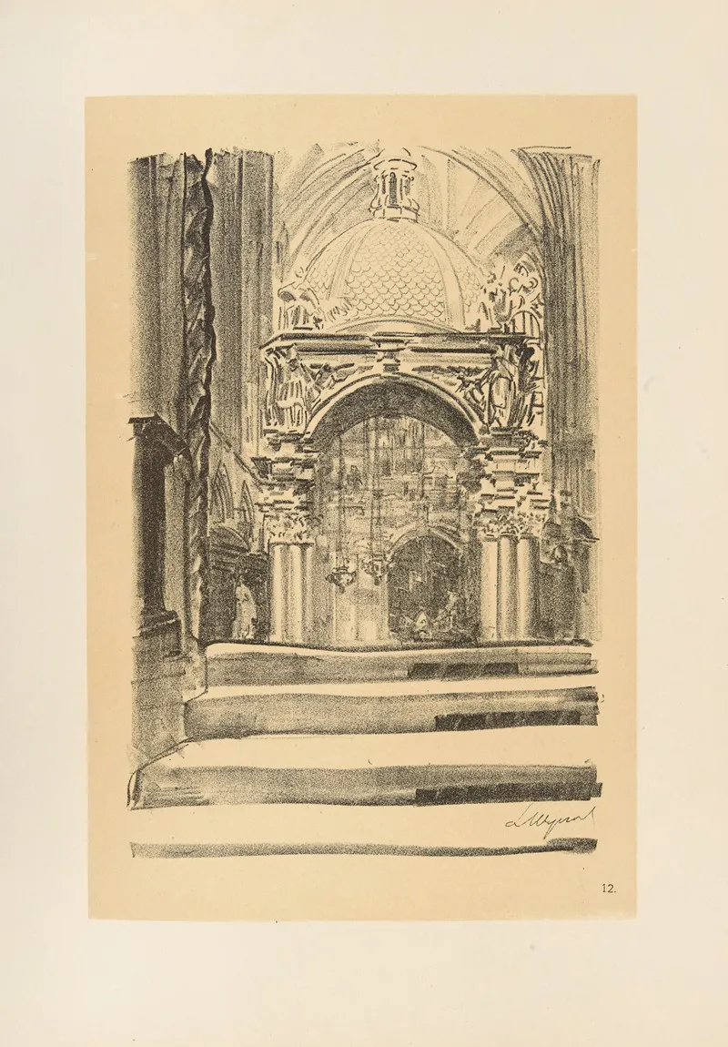 Saint Stanislaus Wawel Castle by Leon Wyczółkowski - Canvas Print