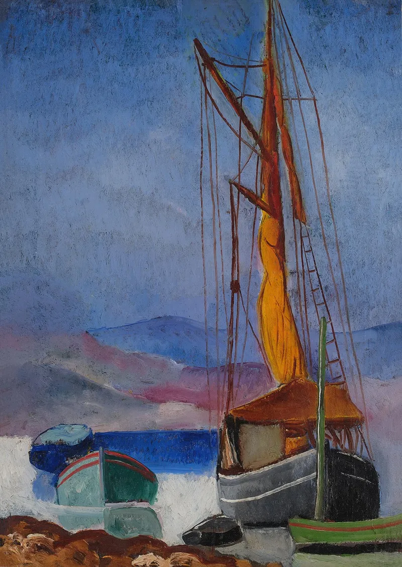 Saint Tropez 8 by Moïse Kisling - Canvas Print