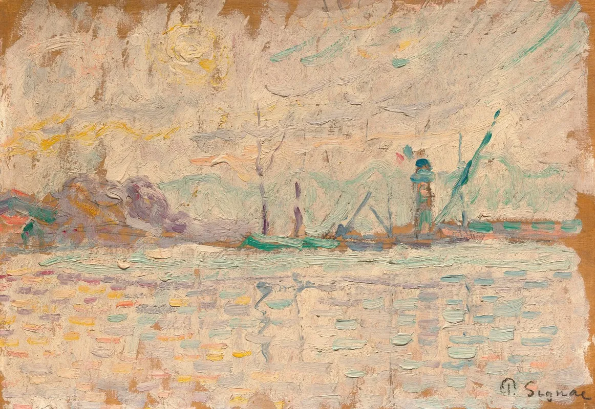 Saint Tropez Le Phare by Paul Signac - Canvas Print