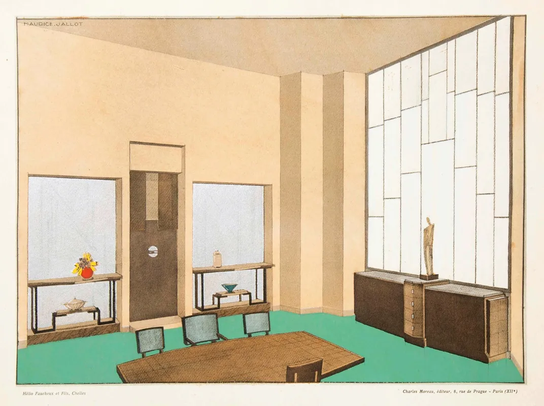 Salle A Manger 4 by Maurice Jallot - Canvas Print