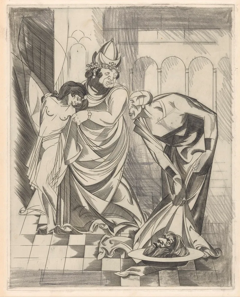 Salome Herodes En De Beul Met Het Hoofd Van Johannes De Doper