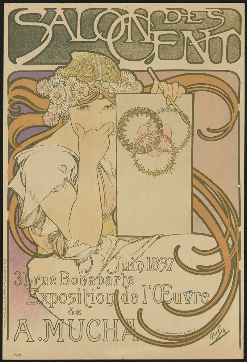 Salon Des Cent A Mucha