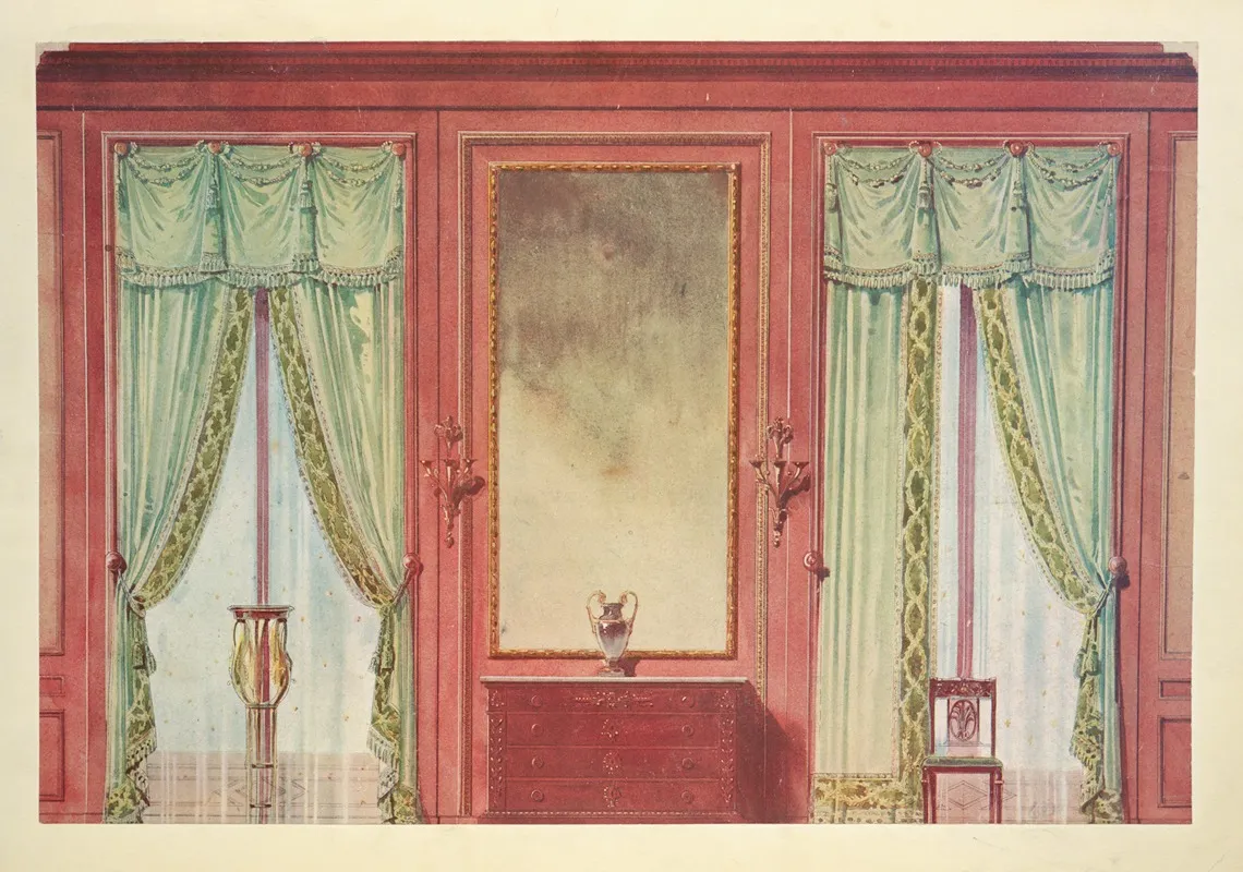 Salon Empire 2 by Georges Rémon - Canvas Print
