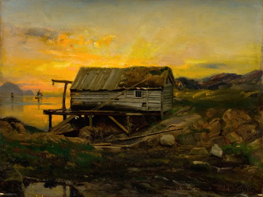 Salterier Kinn by Amaldus Nielsen - Canvas Print