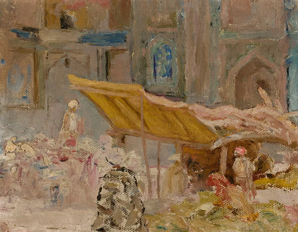 Samarkand Fruit Market From The Journey To Turkestan