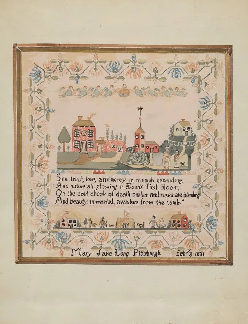 Sampler 41 by Robert Stewart - Canvas Print