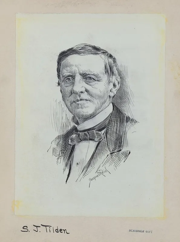 Samuel Jones Tilden by Jacques Reich - Canvas Print