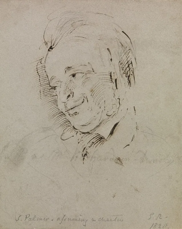Samuel Palmer by George Richmond - Canvas Print