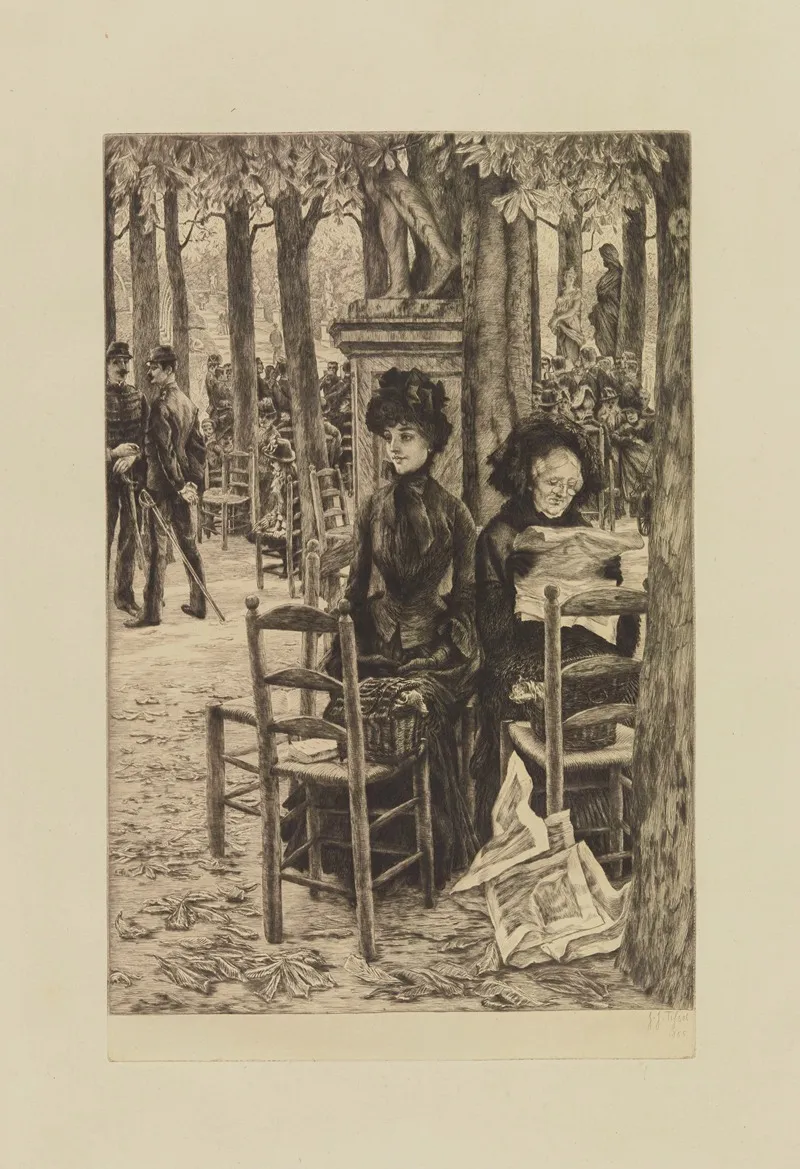 Sans Dot by James Tissot - Canvas Print