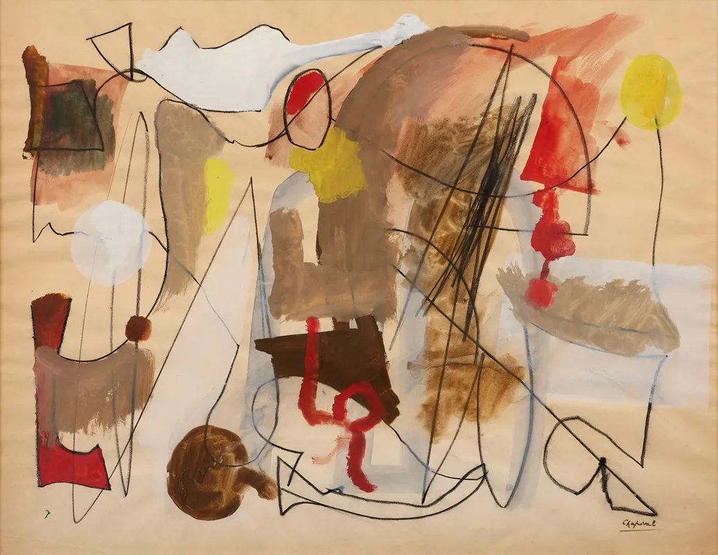 Sans Titre 45 by Youla Chapoval - Canvas Print