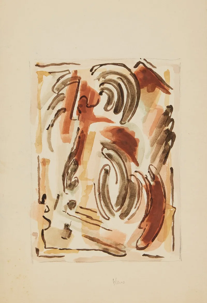 Sans Titre 53 by Albert Gleizes - Canvas Print