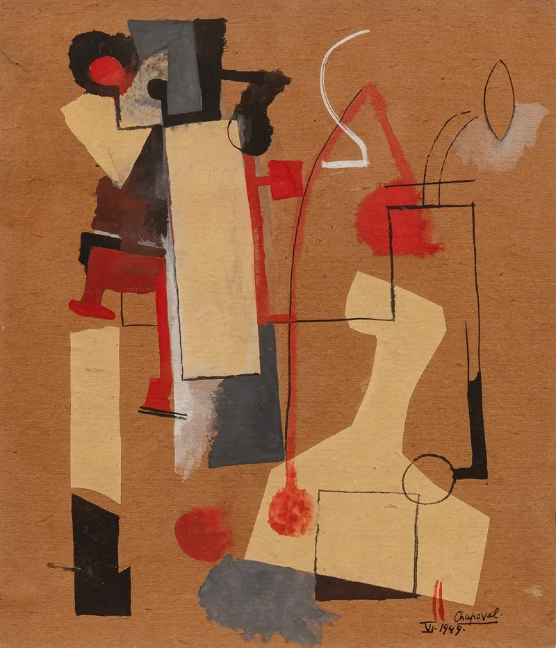 Sans Titre 60 by Youla Chapoval - Canvas Print