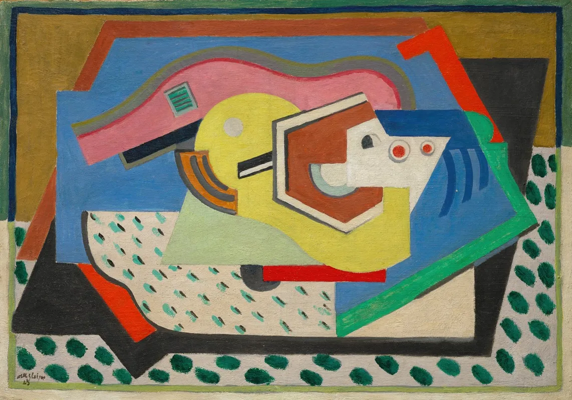 Sans Titre Tableau Familier by Albert Gleizes - Canvas Print