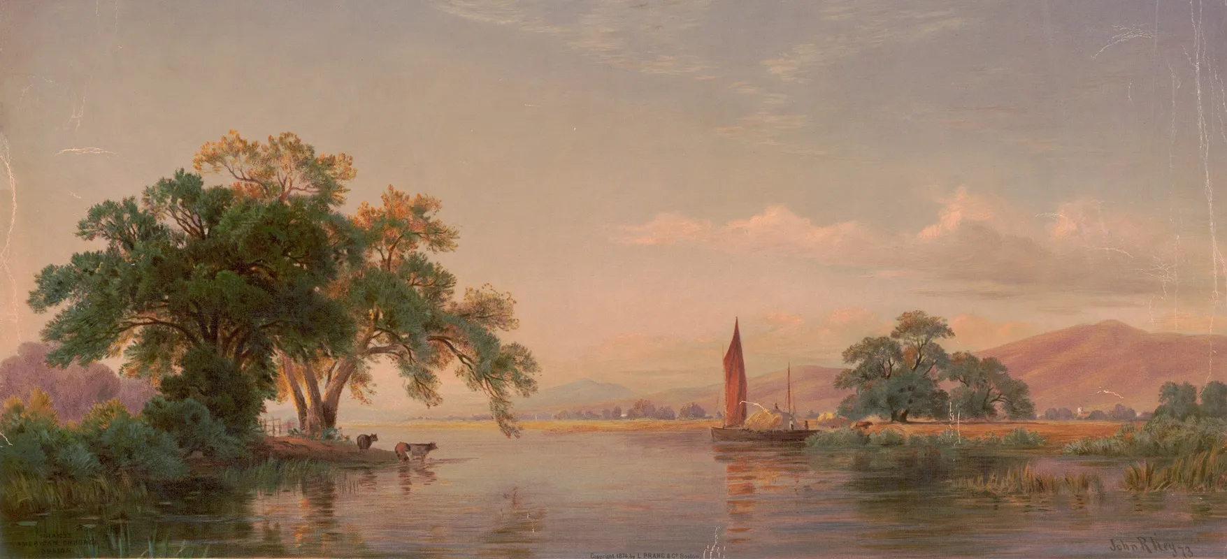 Santa Clara Valley California by John Ross Key - Canvas Print