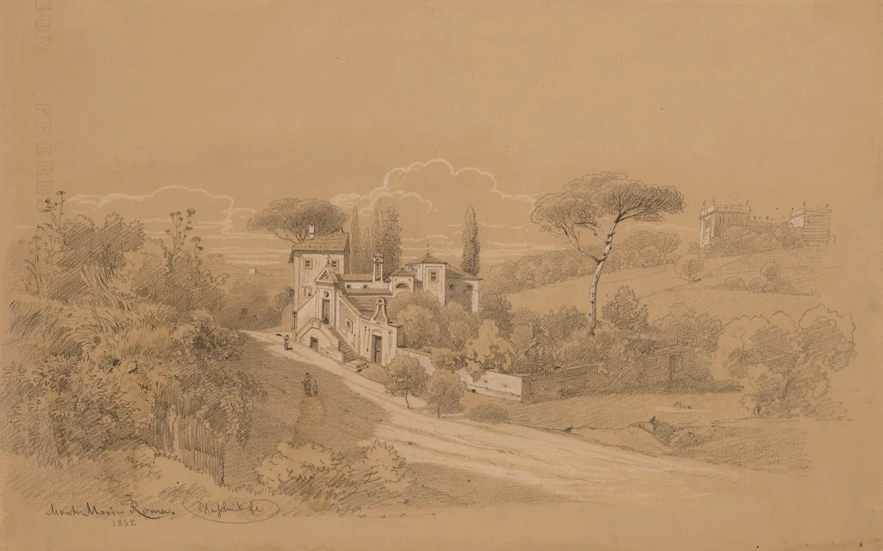 Santa Croce Church In Monte Mario In Rome
