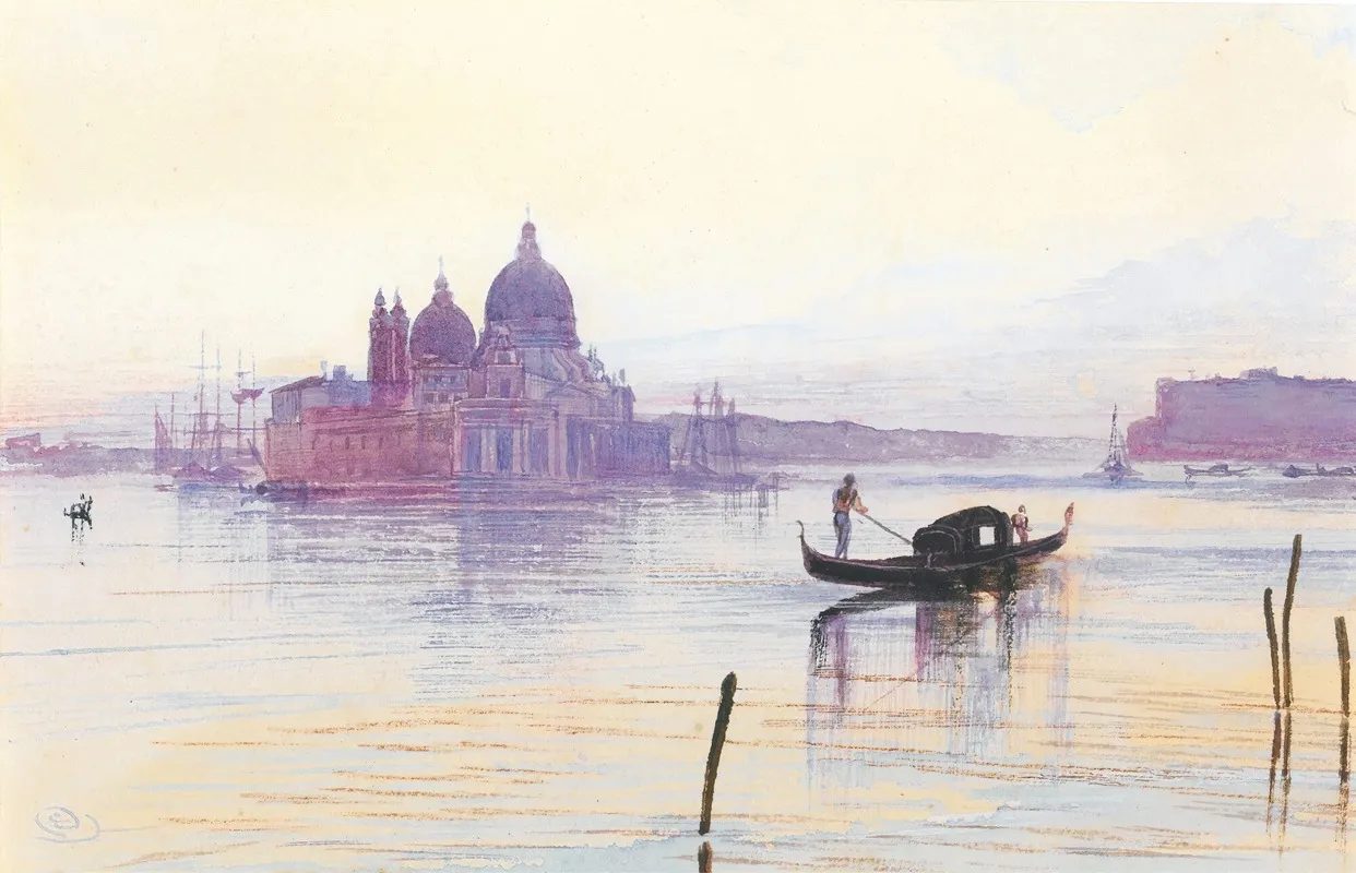 Santa Maria Della Salute From Across The Bacino Venice
