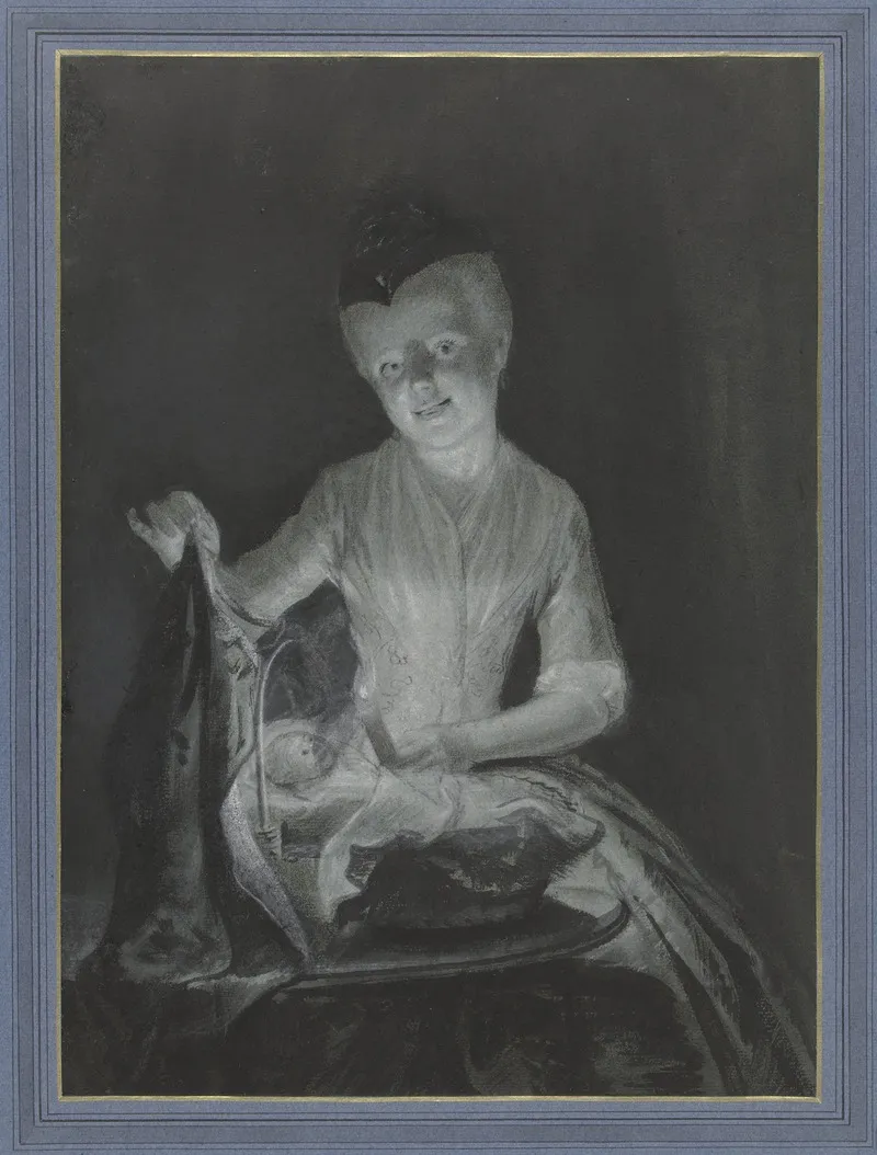 Sara Troost Met Haar Pop by Cornelis Troost - Canvas Print